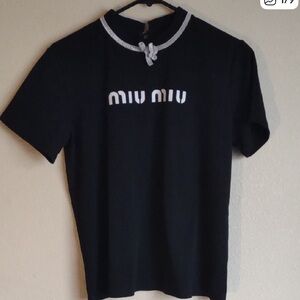 Miu Miu Logo Tee